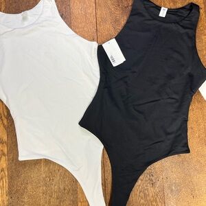 BP Classic Bodysuit one black one white small Nordstrom lot of 2